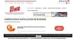 Desktop Screenshot of buzonesortega.com