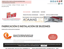 Tablet Screenshot of buzonesortega.com